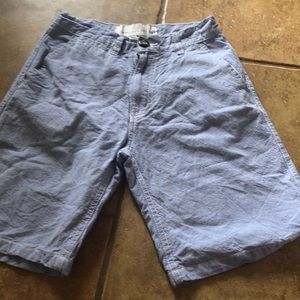 Paper denim and cloth dress shorts